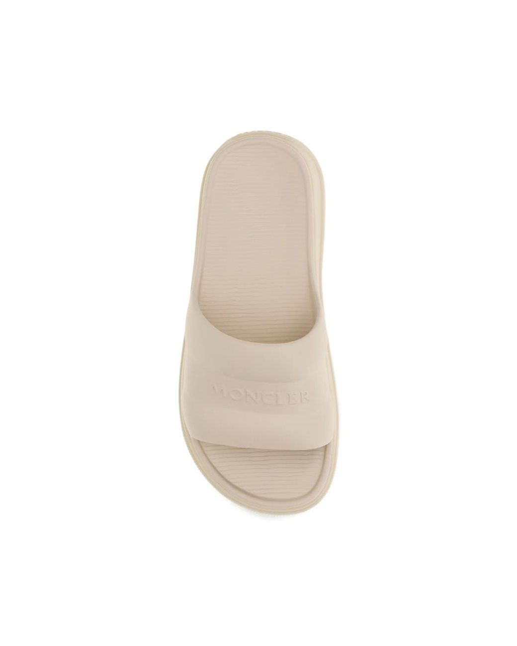 Moncler Natural Neutrals Flip-Flops & Slides