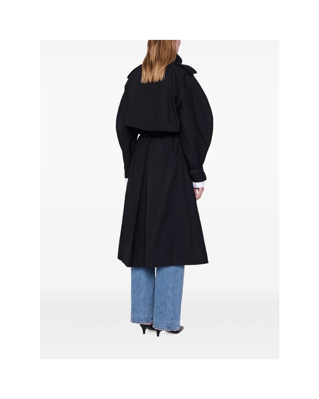Anine Bing Black Trench Coats