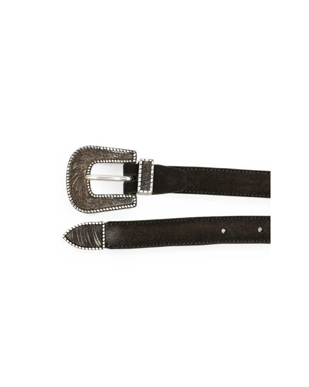 Eraldo Brown Buckle-Fastening Leather Belt for men