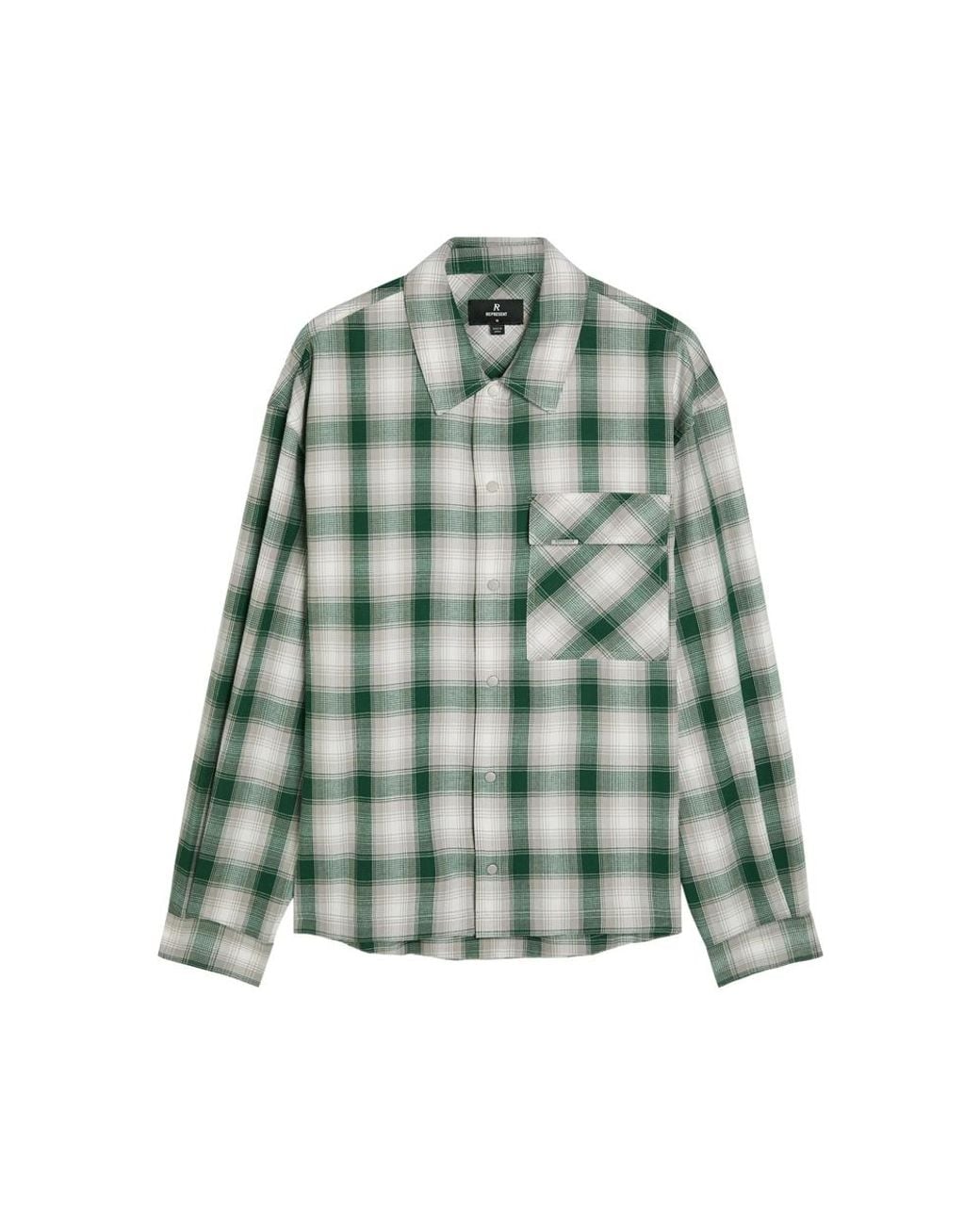Represent Green Casual Shirts for men