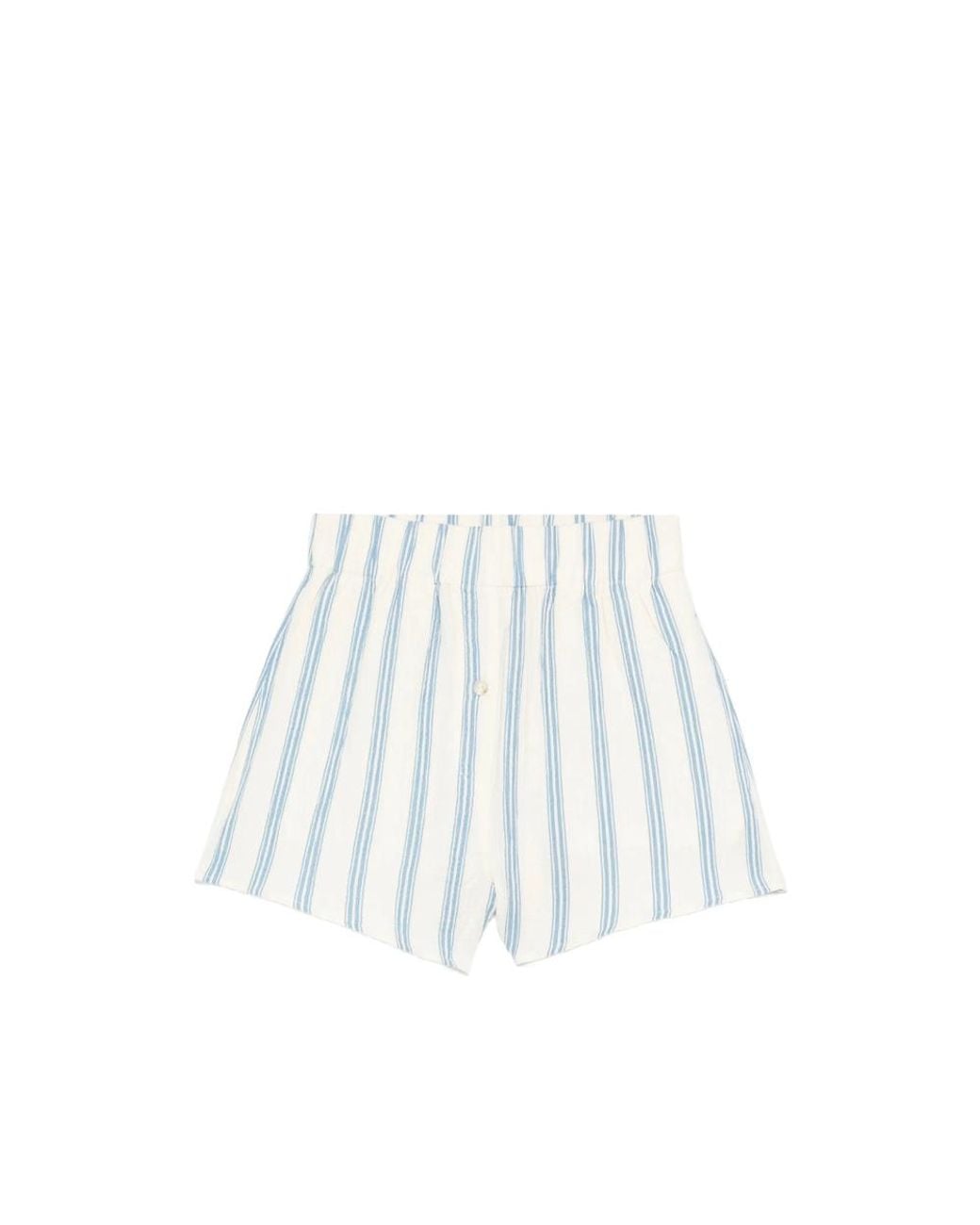 Bondi Born White Striped Shorts