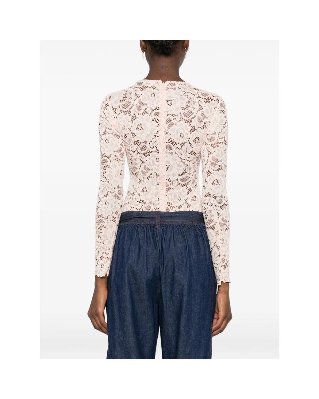Self-Portrait Pink Cotton Asymmetric Midi Skirt