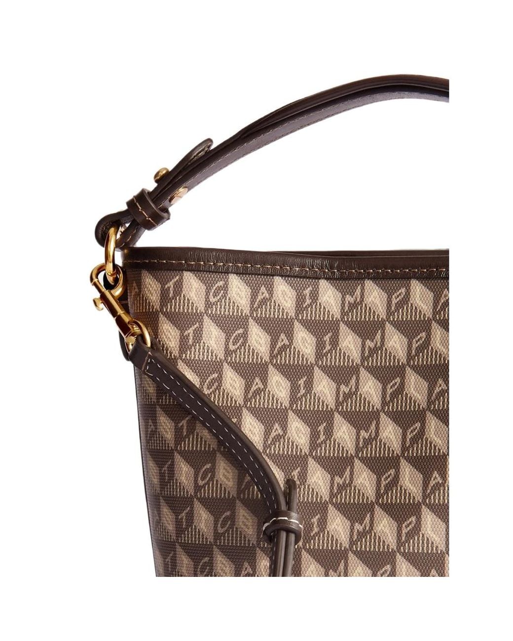 Anya Hindmarch Pink Mini I Am A Plastic Bag Bucket Bag