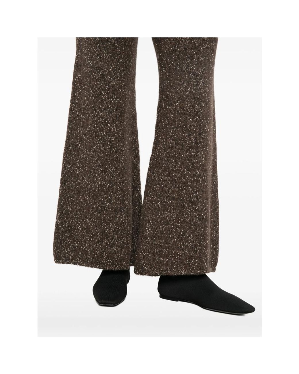 ELY ELY Brown Cecile Speckled Trousers