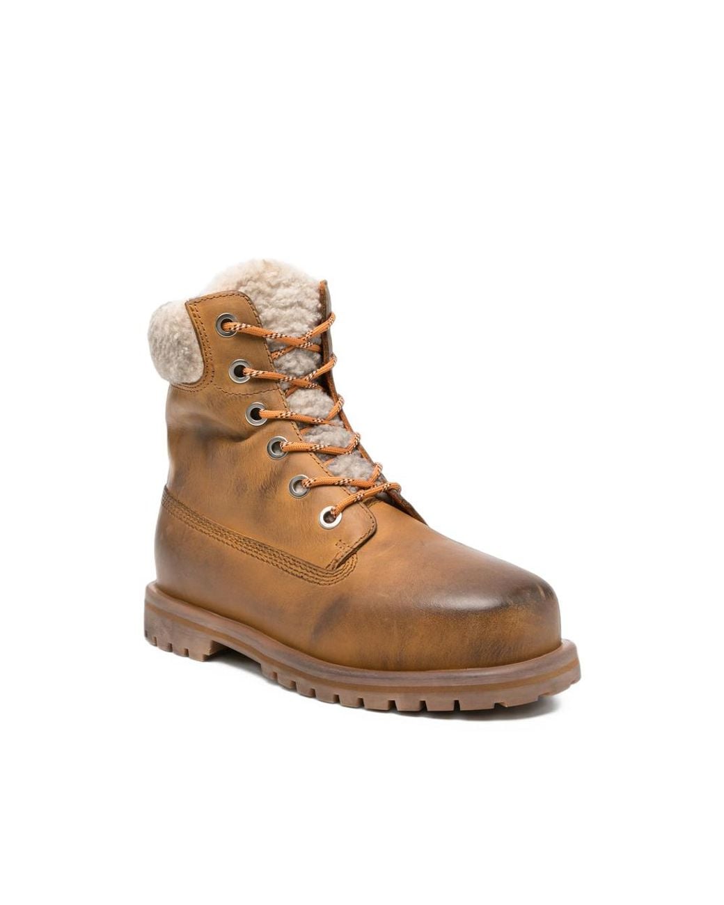 PDF Brown Strada Giga Lace-Up Boots for men