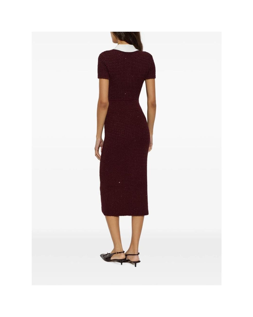 Self-Portrait Collared Dress