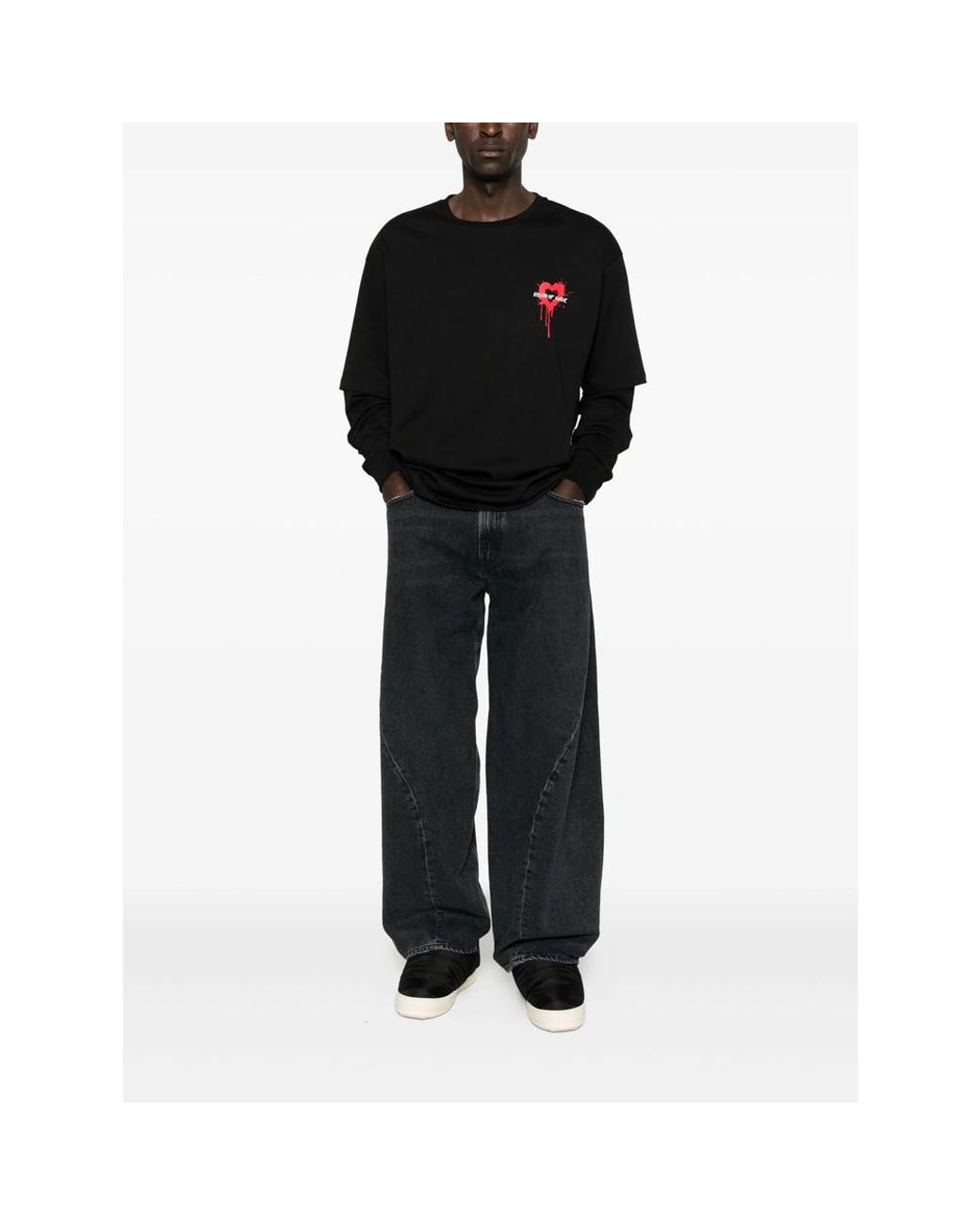 Vision Of Super Black T-Shirts And Vests for men