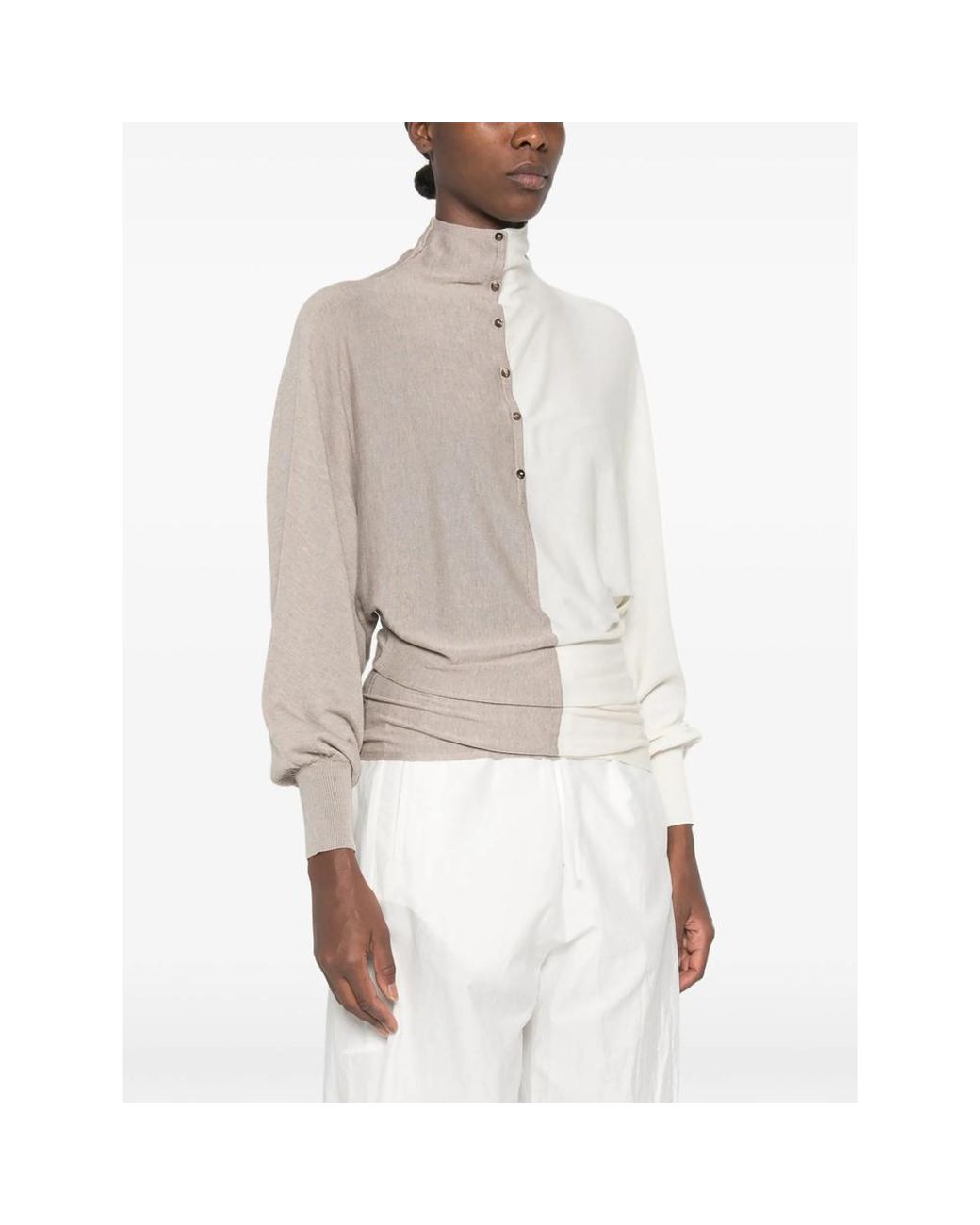 Jacquemus White The Losange Knit Polo