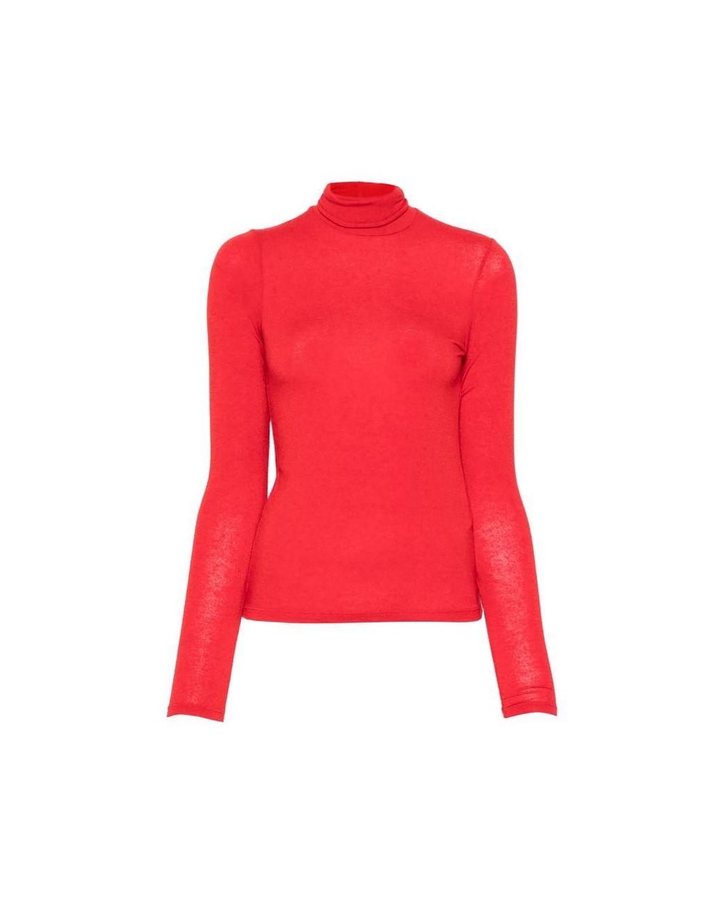 Tela Red Matilde Roll-Neck Long-Sleeve Top