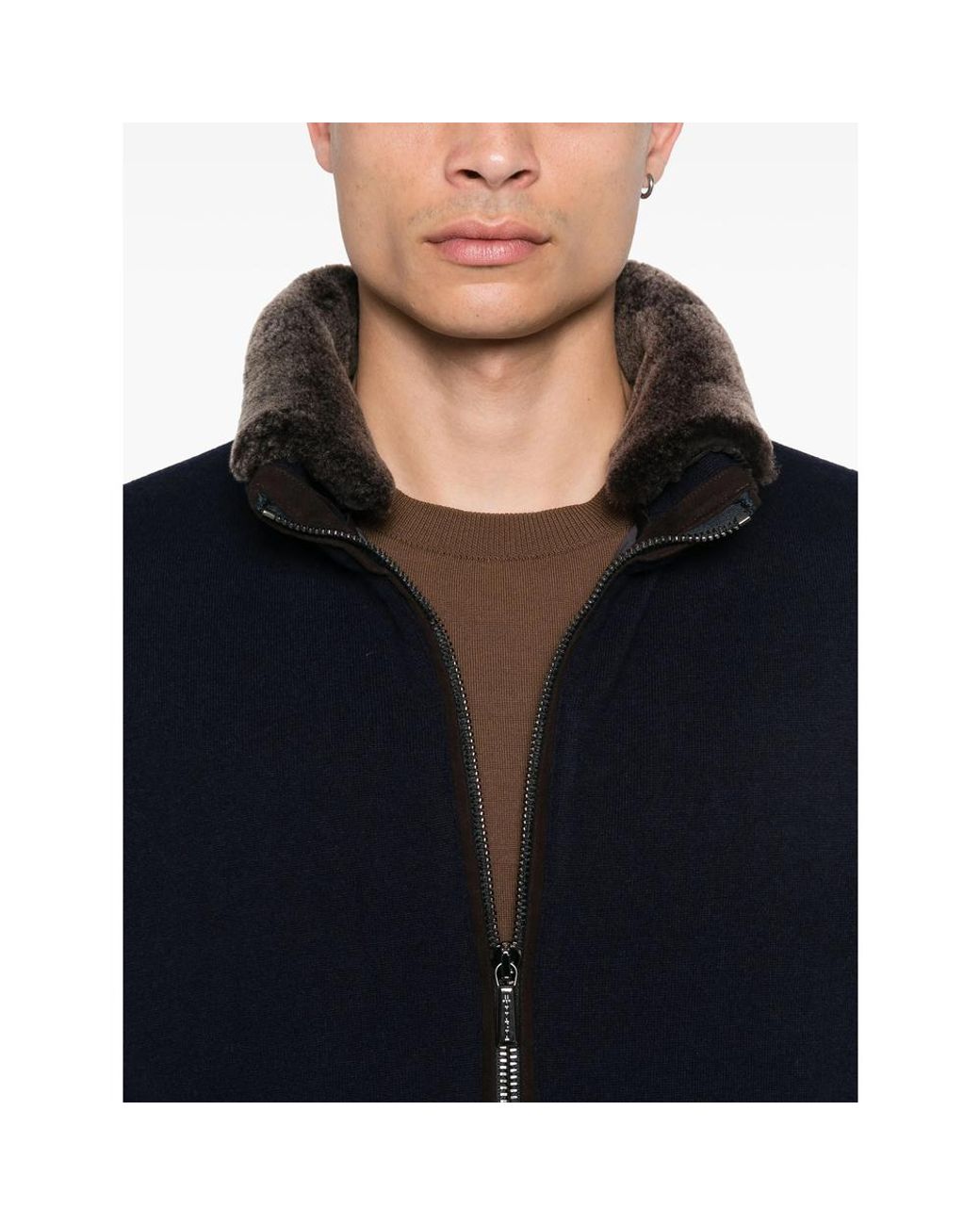 Moorer Blue Bellati-Mrw Jacket for men