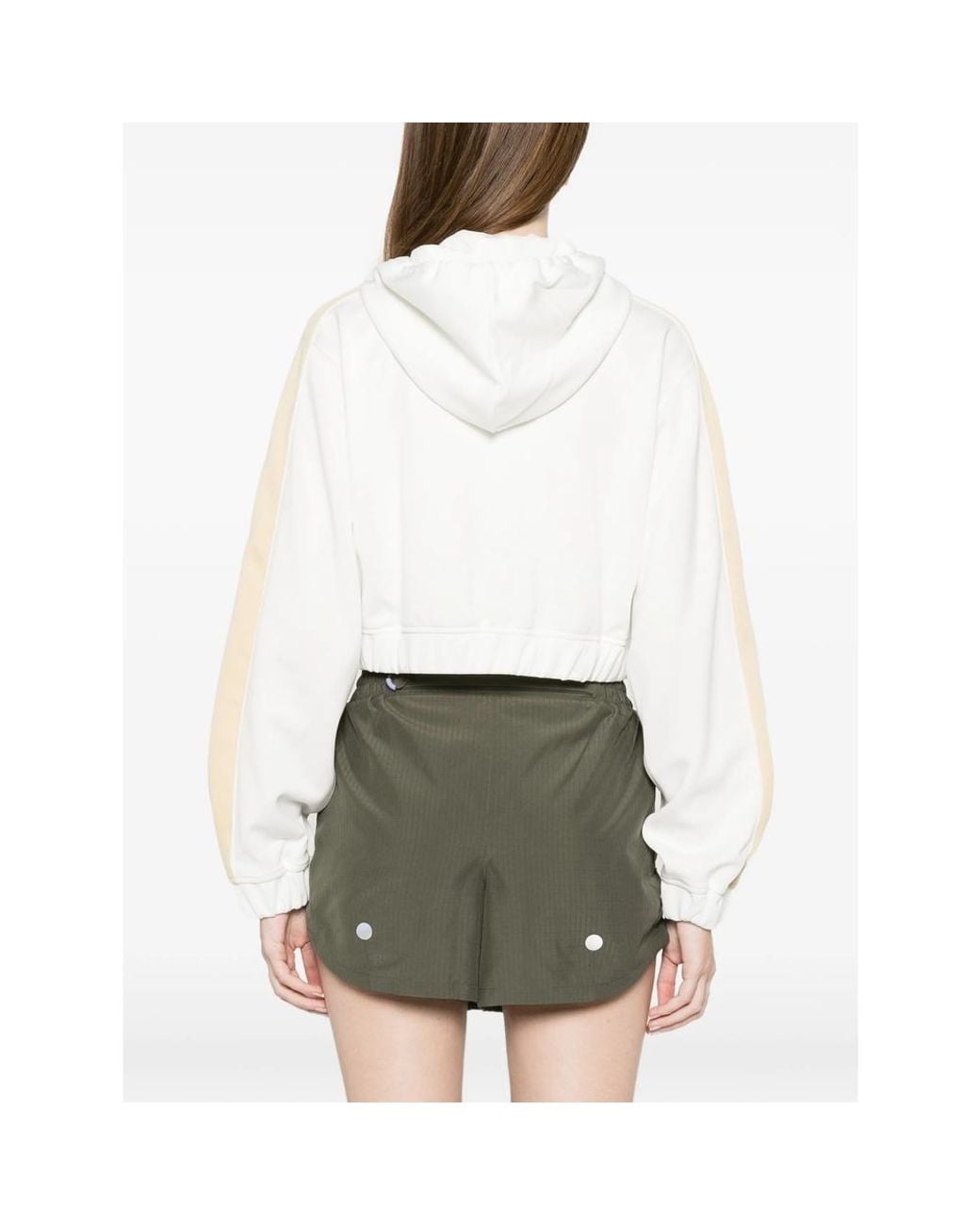 New Balance White Hooded Sweatshirt