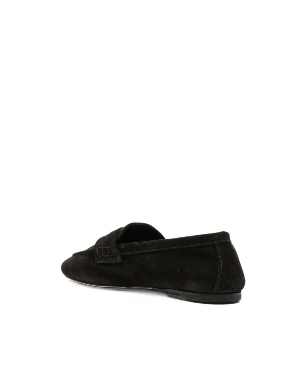 Dear Frances Black Balla Suede Loafers