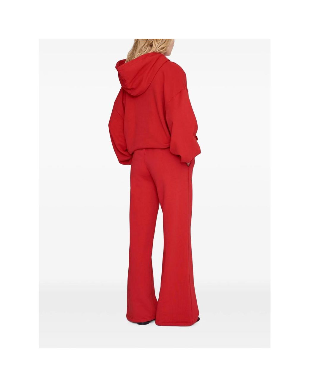 Anine Bing Red Kacey Sweatpants