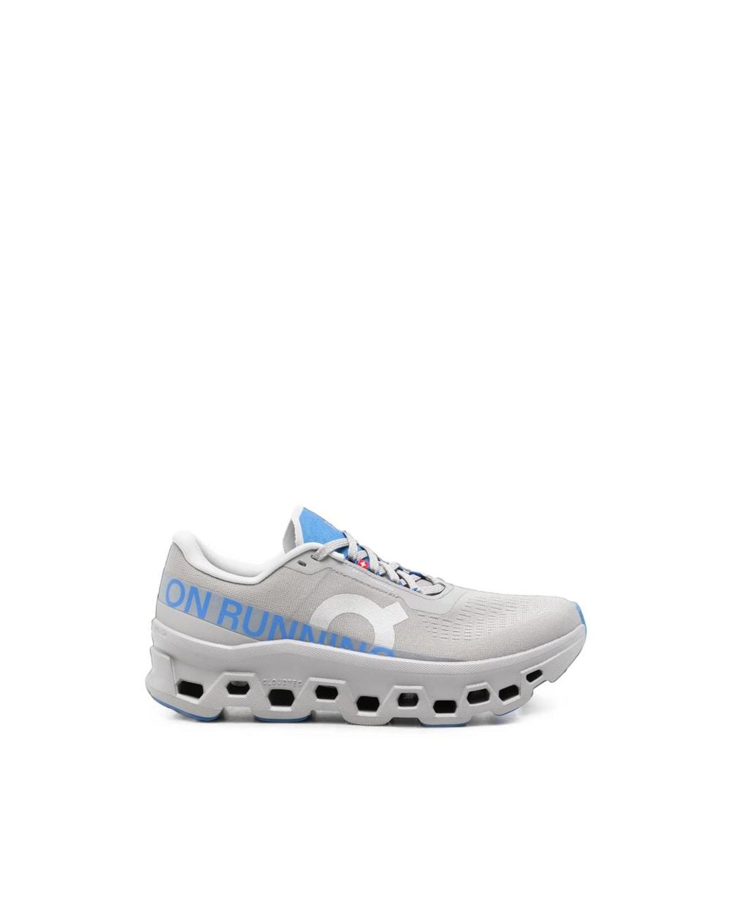 On Shoes Blue Cloudmster 1 Logo-Print Sneakers for men