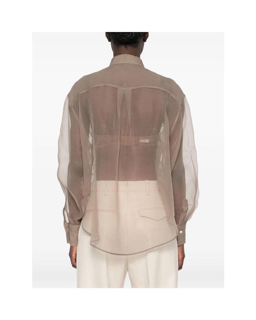 Brunello Cucinelli Brown Tops