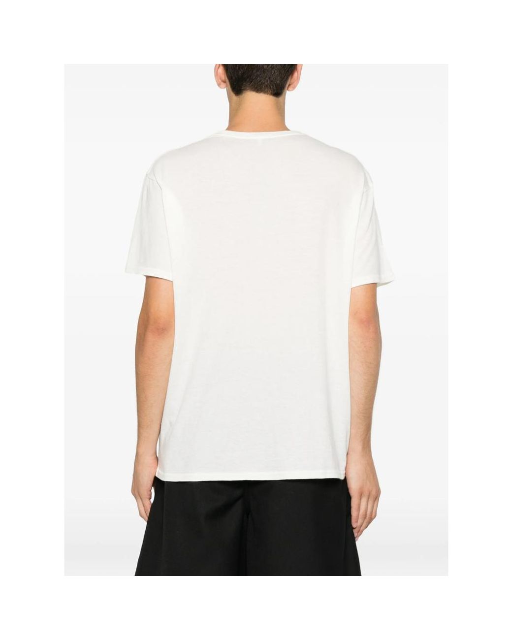 R13 White Heart-Print T-Shirt for men
