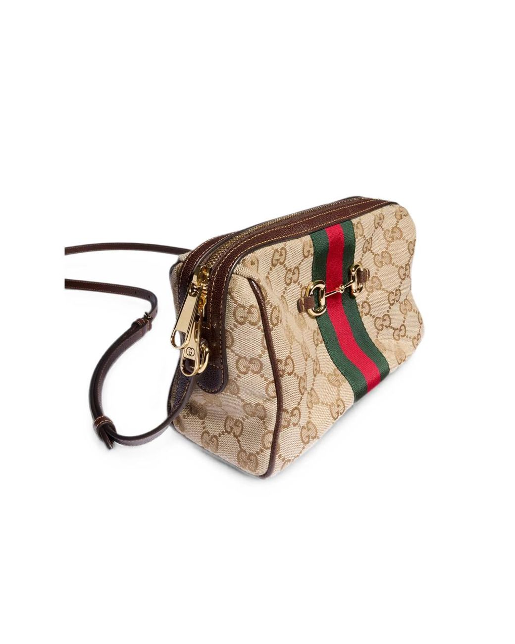 Gucci Multicolor Horsebit Web Small Camera Bag