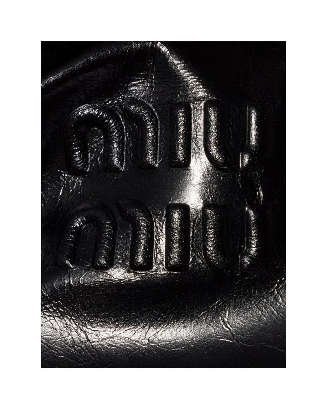 Miu Miu Black Shiny Leather Handbag