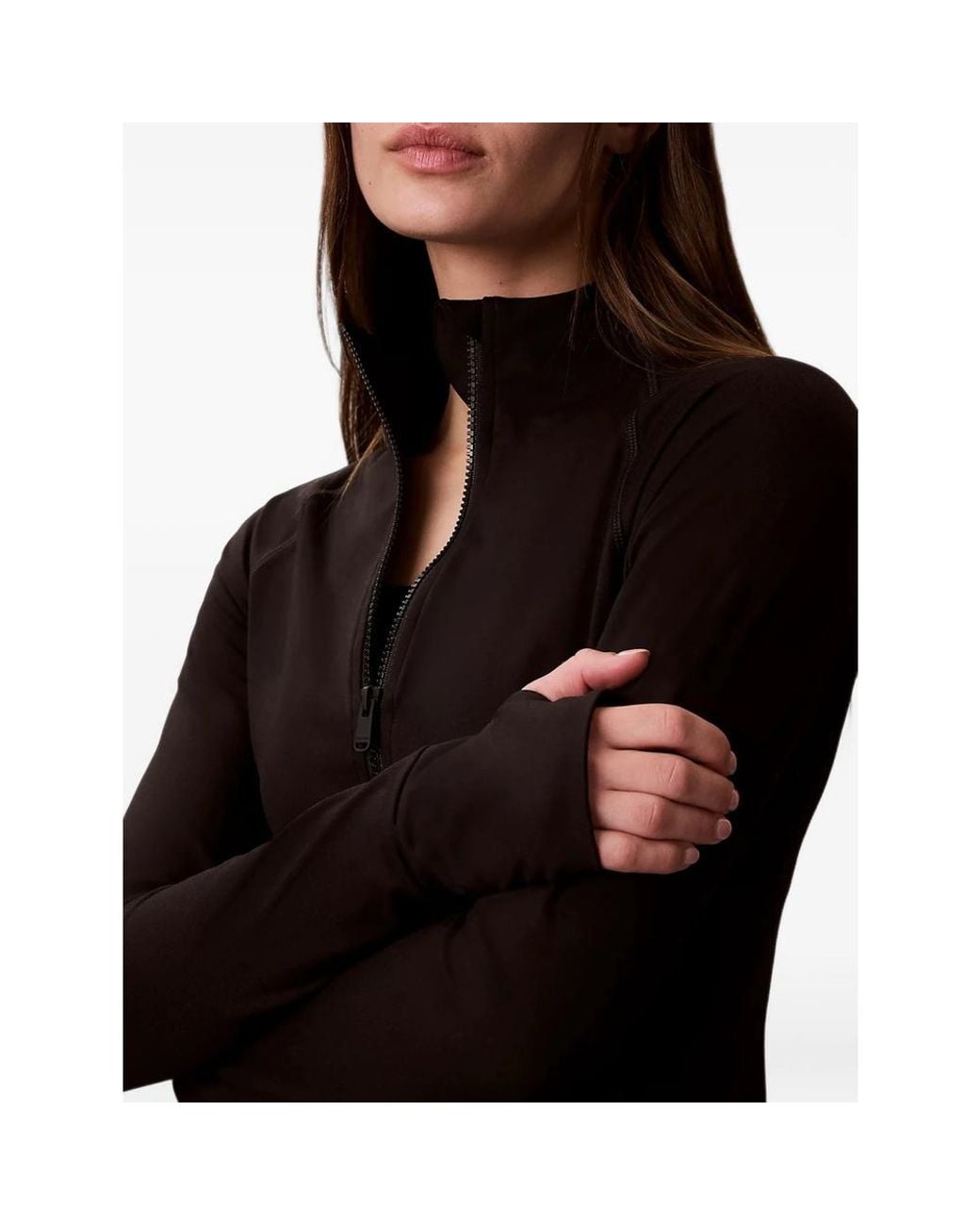 Calvin Klein Black Zip-Up Jacket