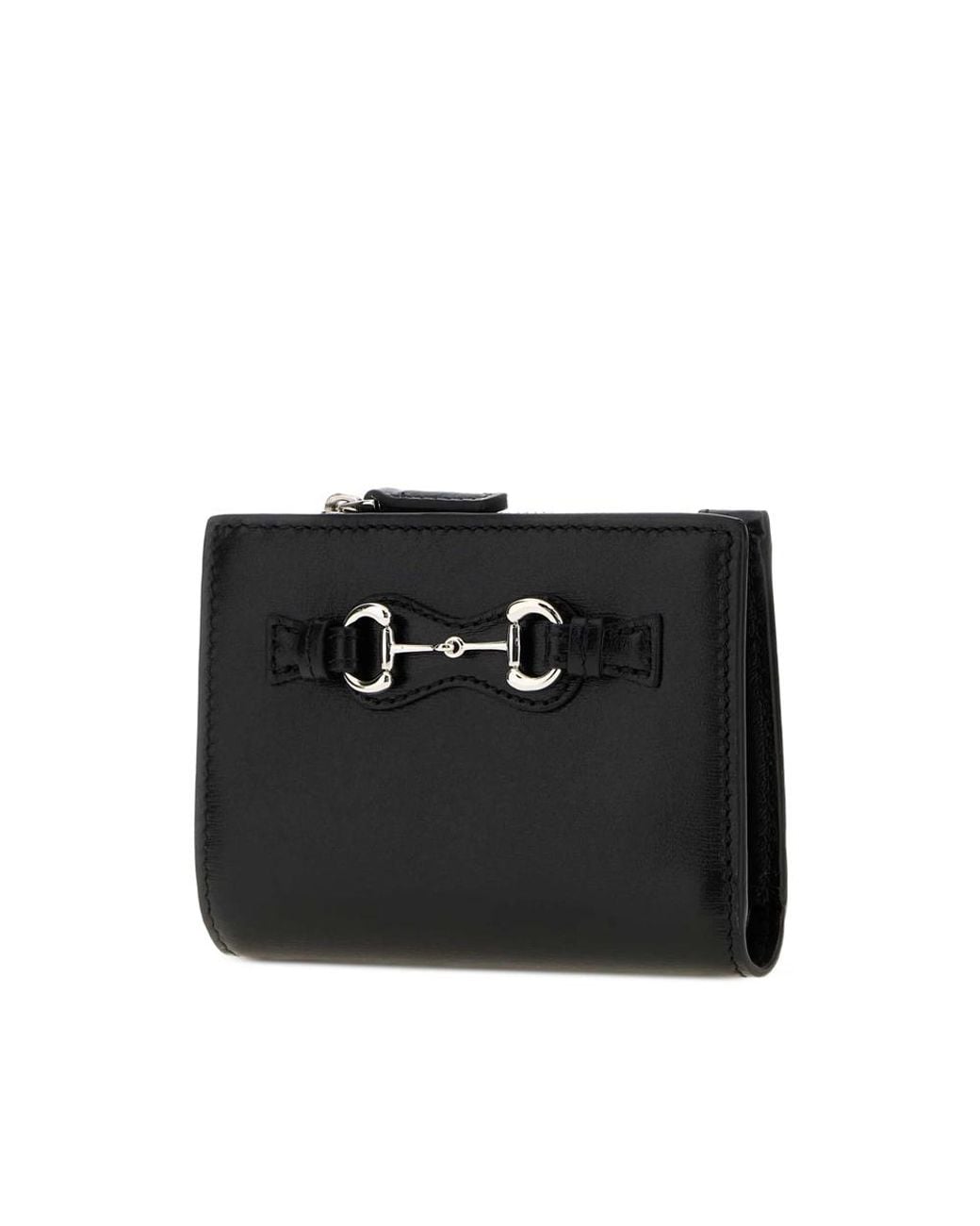Gucci Black Horsebit Leather Wallet