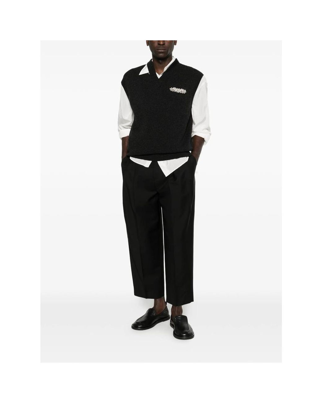 Jil Sander Black Trousers for men
