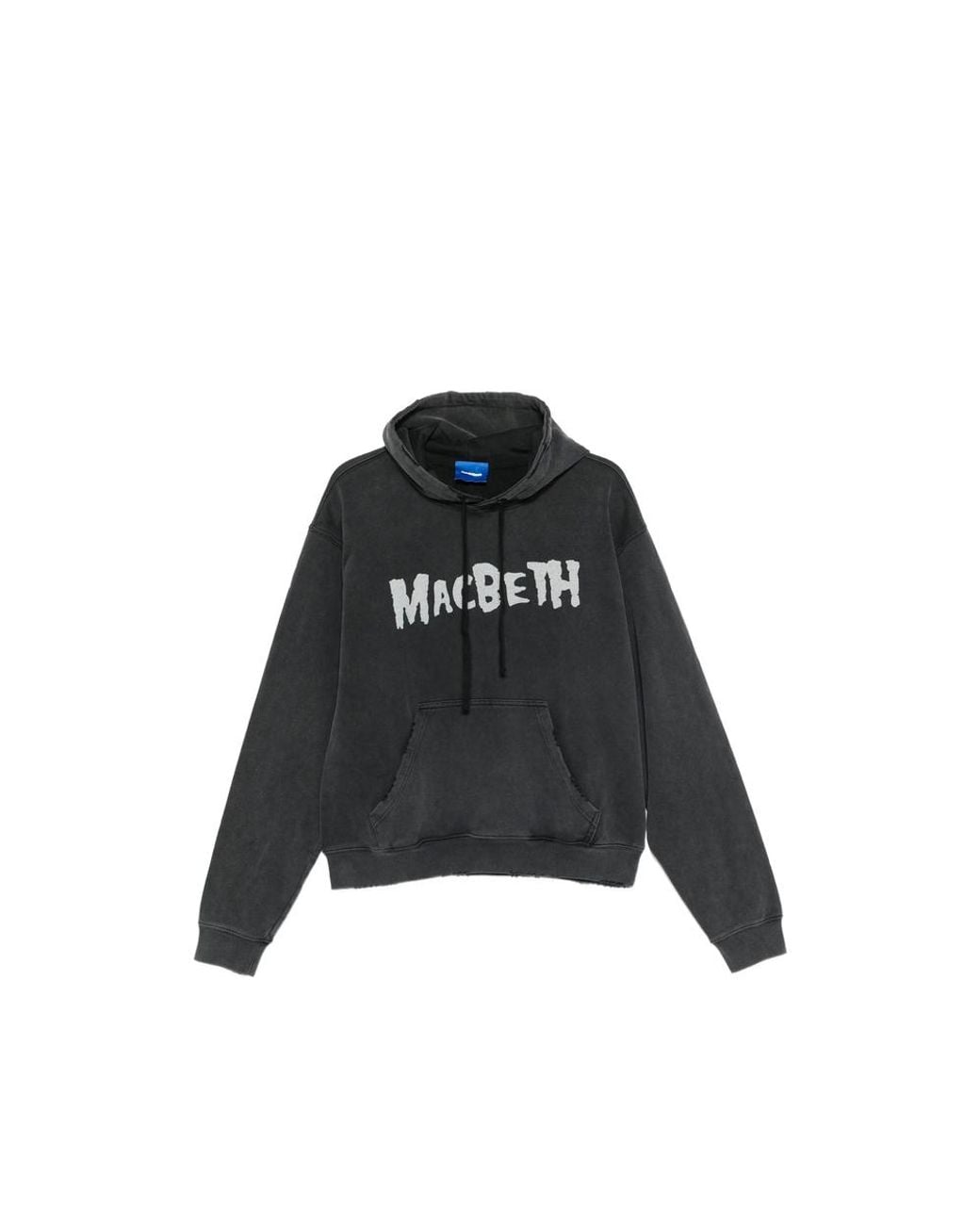 DAGGER Black Macbeth-Print Hoodie for men