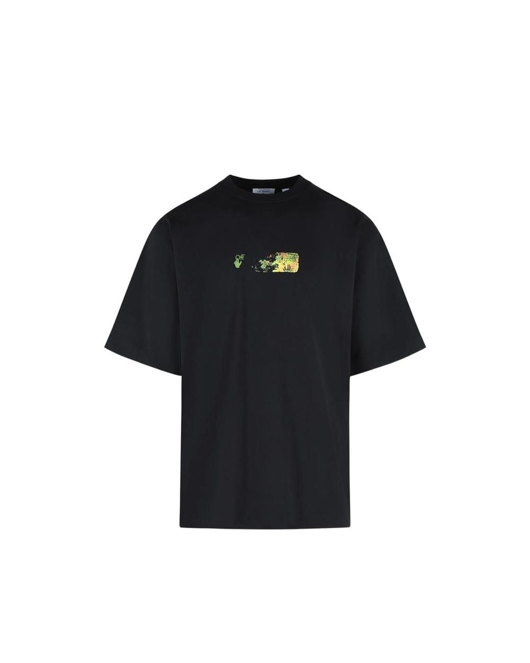 Off-White c/o Virgil Abloh Black Off- Spices Arrow Cotton T-Shirt for men