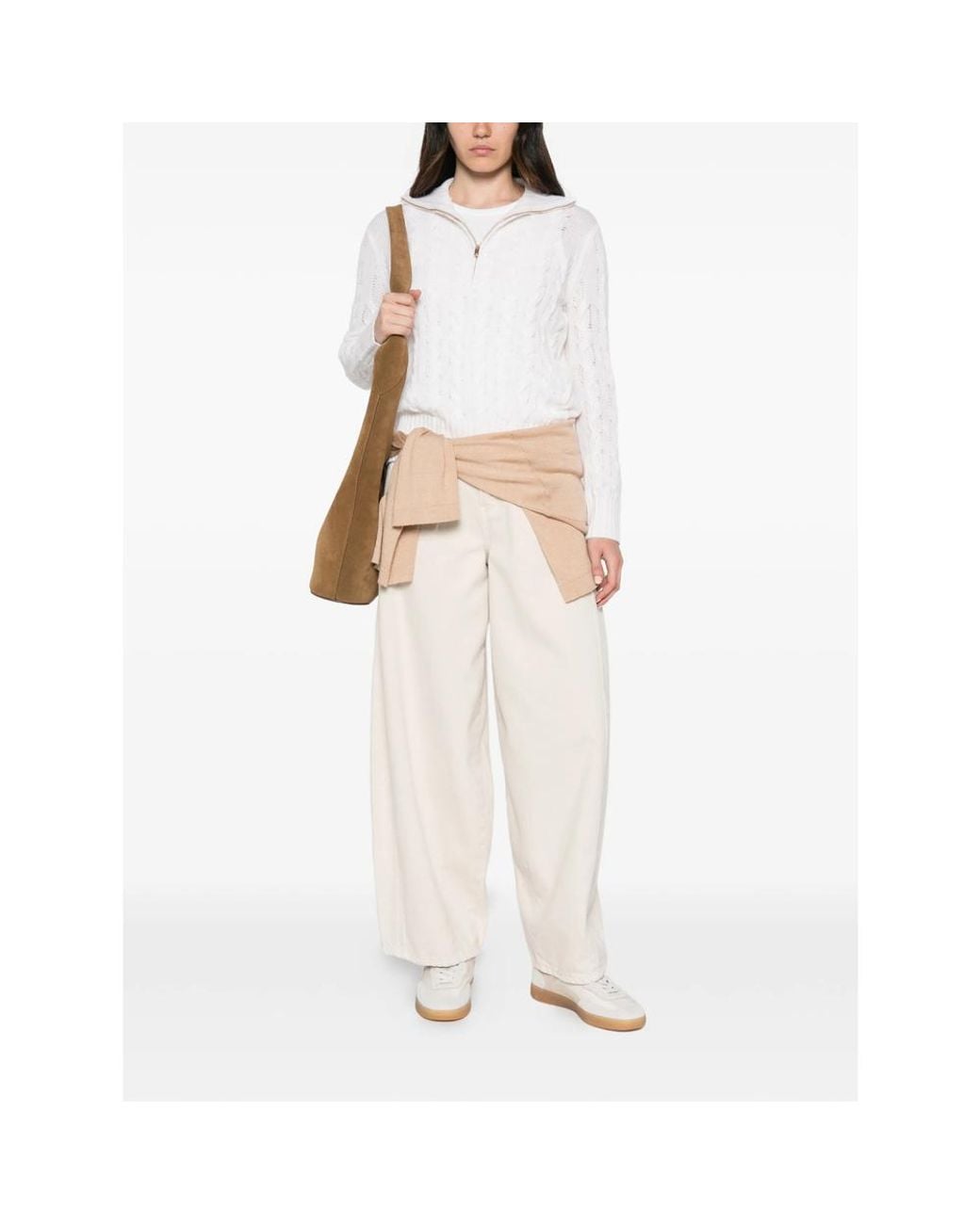 Max Mara White Knitwear