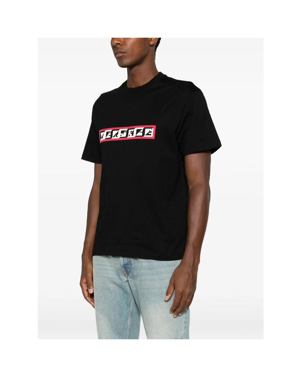 Versace Black T-Shirts & Vests for men