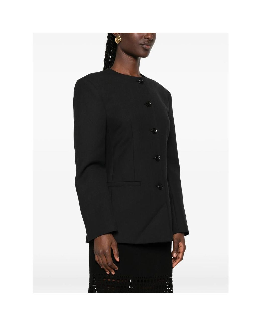 Anine Bing Black Huda Blazer