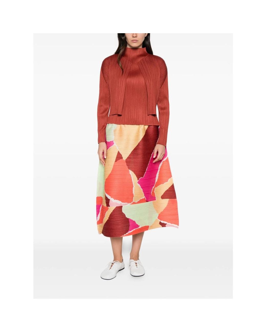 Pleats Please Issey Miyake Red Jackets