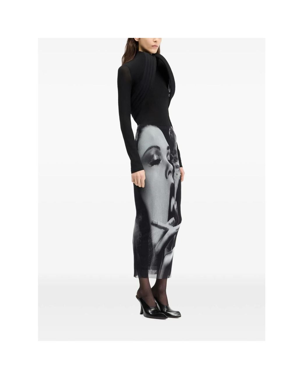 Jean Paul Gaultier Gray Skirts