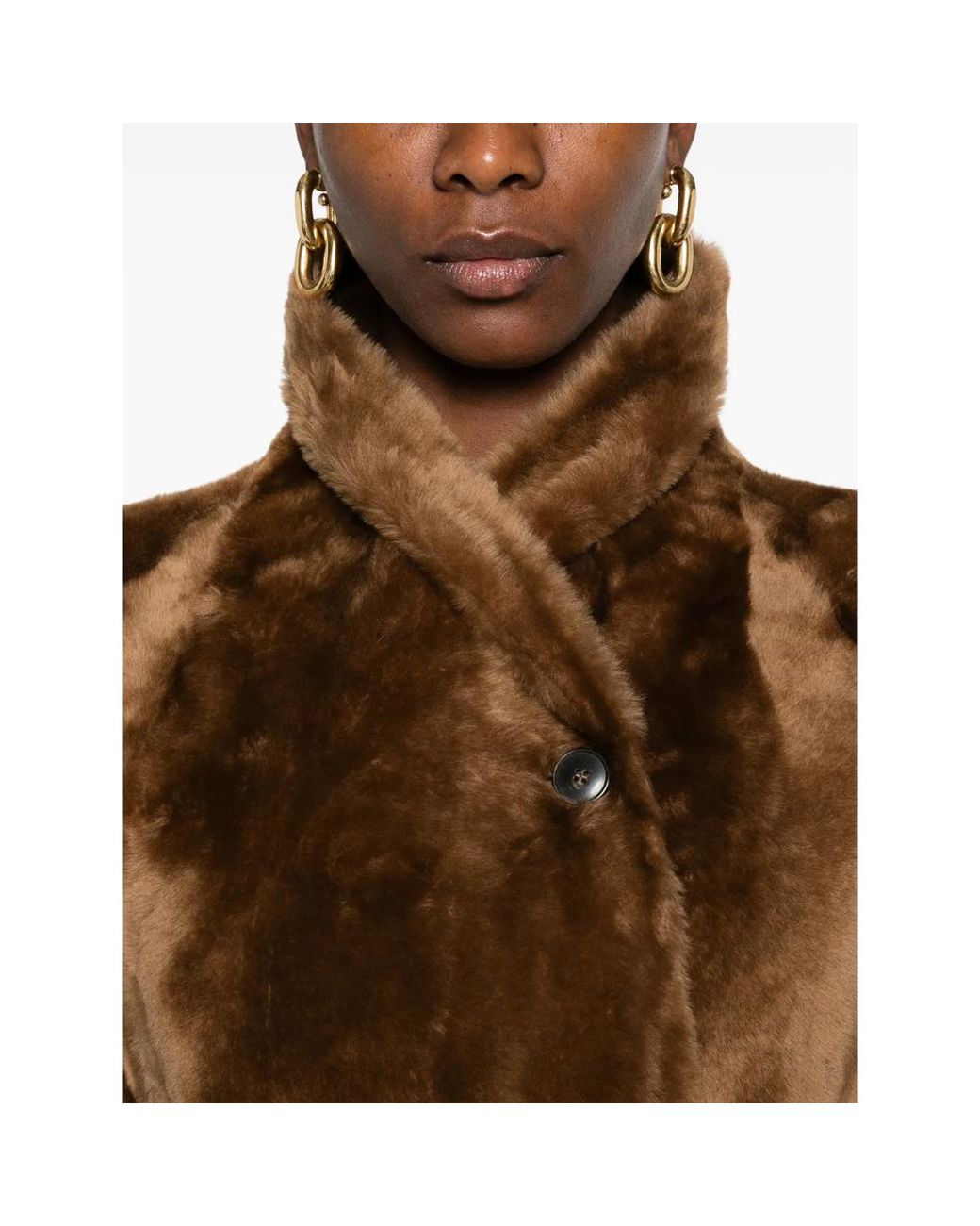 Yves Salomon Brown Coats