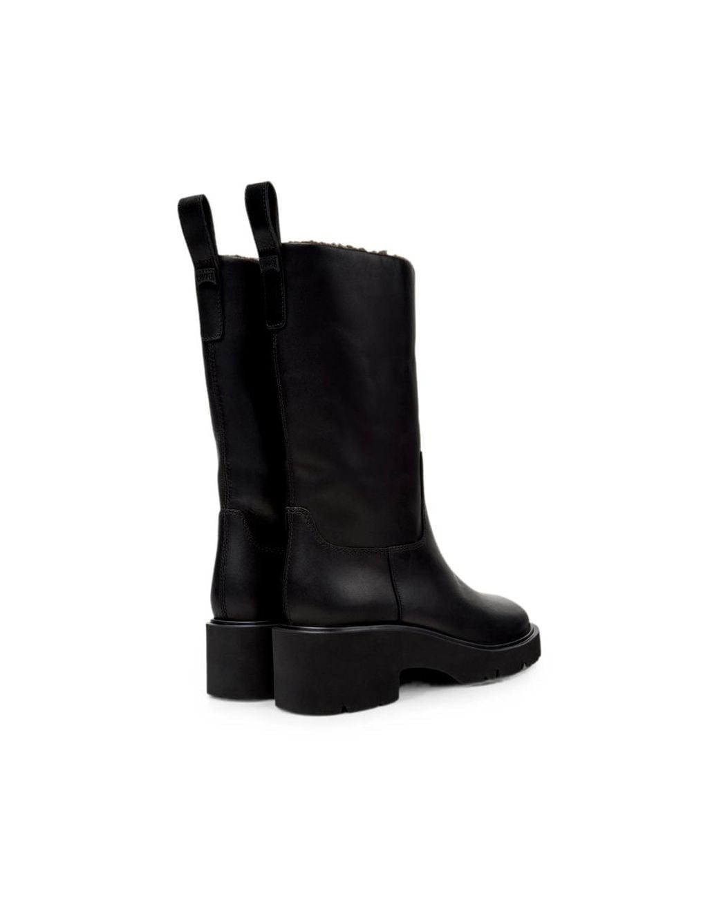 Camper Black High Boots