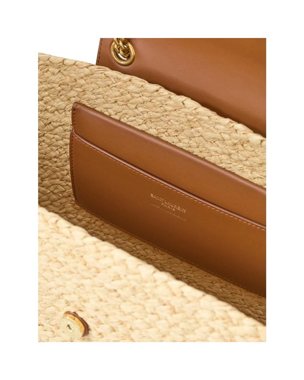 Saint Laurent Natural Manon Basket Bag