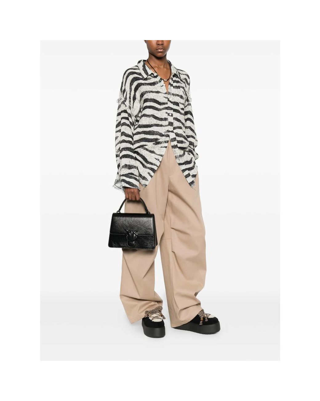 Pinko Black Tote Bag