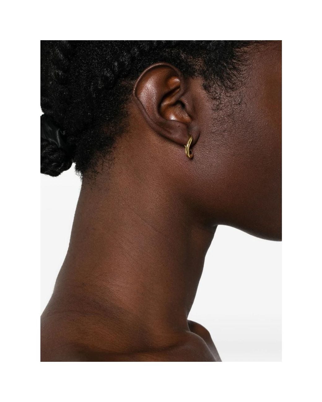 Tom Wood Metallic River Twisted-Hoop Earrings for men