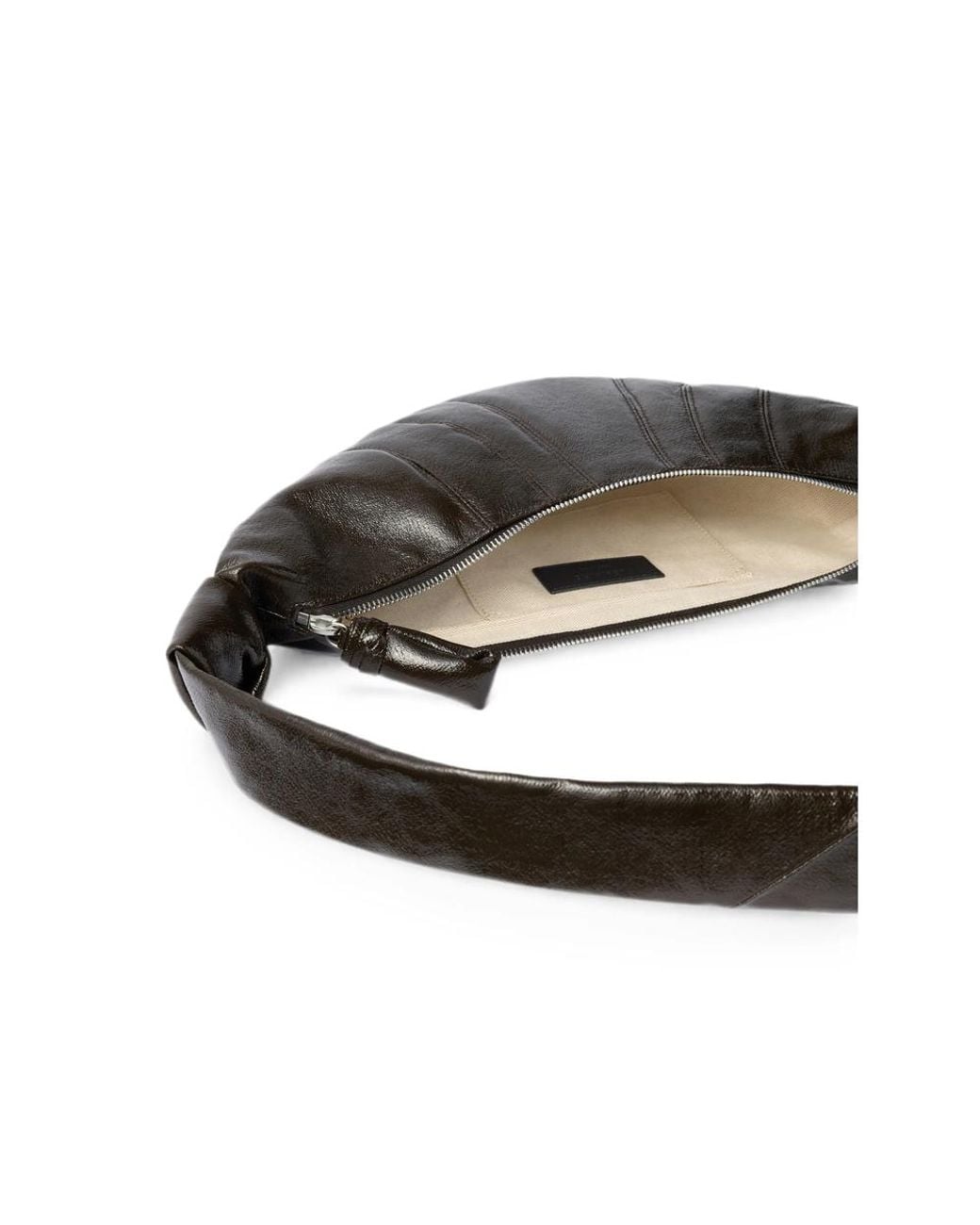 Lemaire Black Small Croissant Bag for men