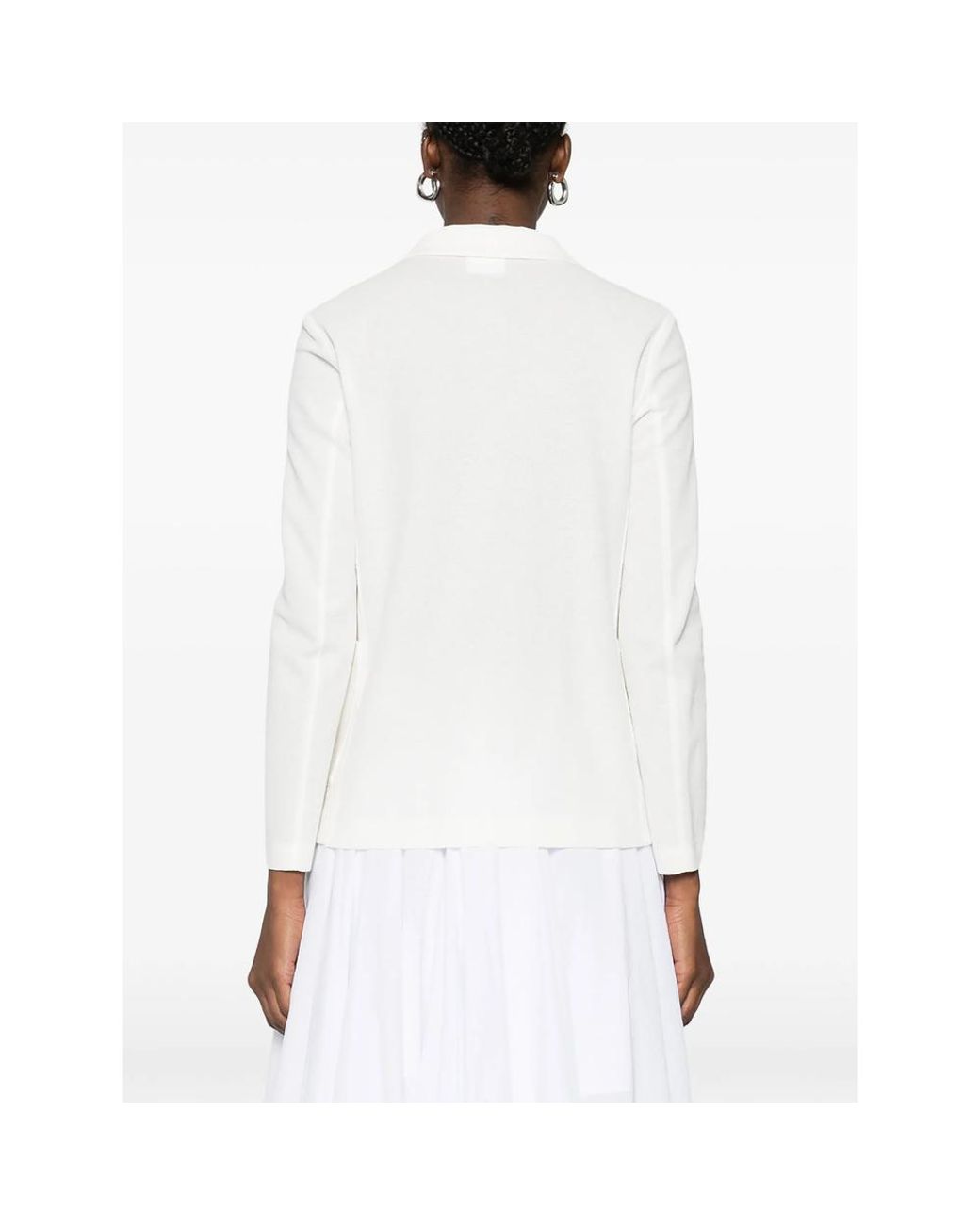 Harris Wharf London White Honeycomb Blazer