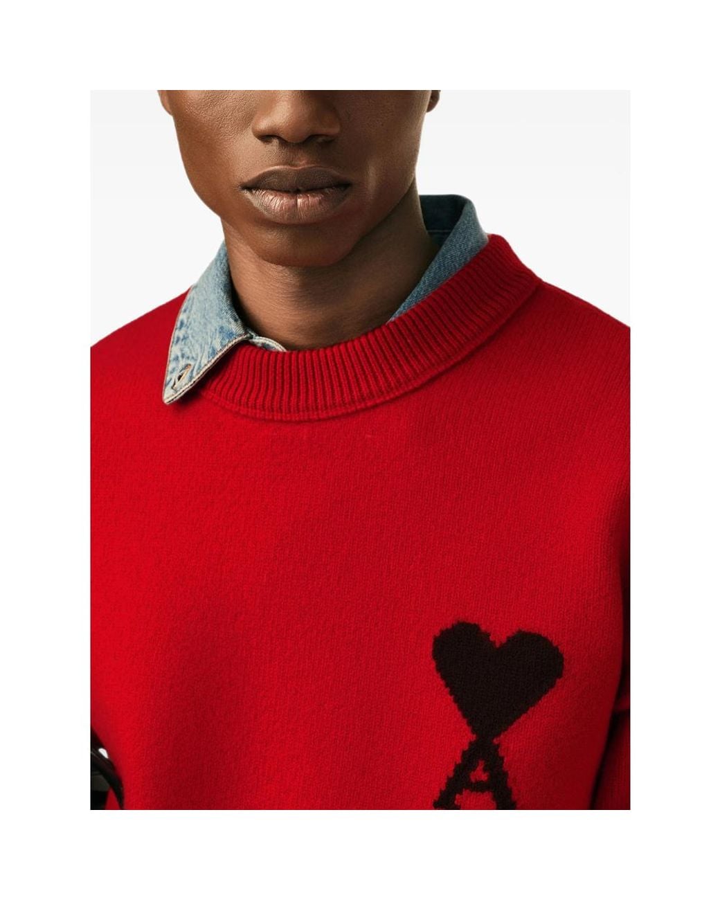 AMI Red Sweaters & Knitwear for men