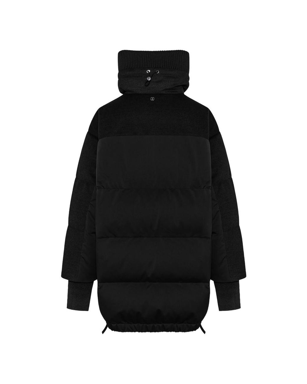 DUNO Black Quilted Puffer Jacket