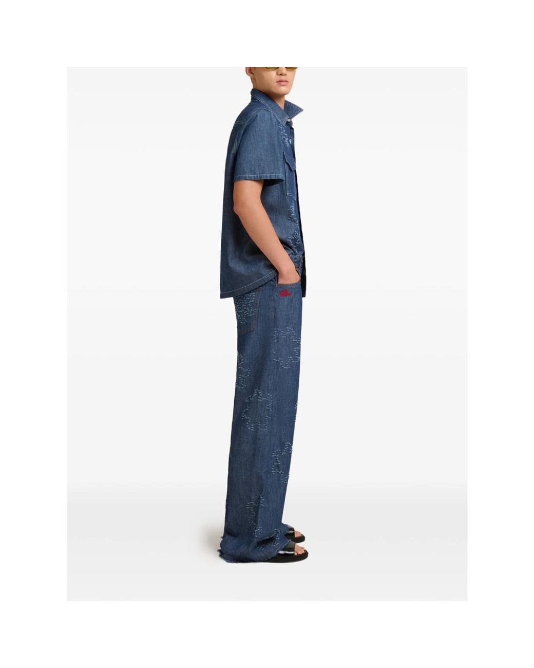 Marni Blue Shirts for men