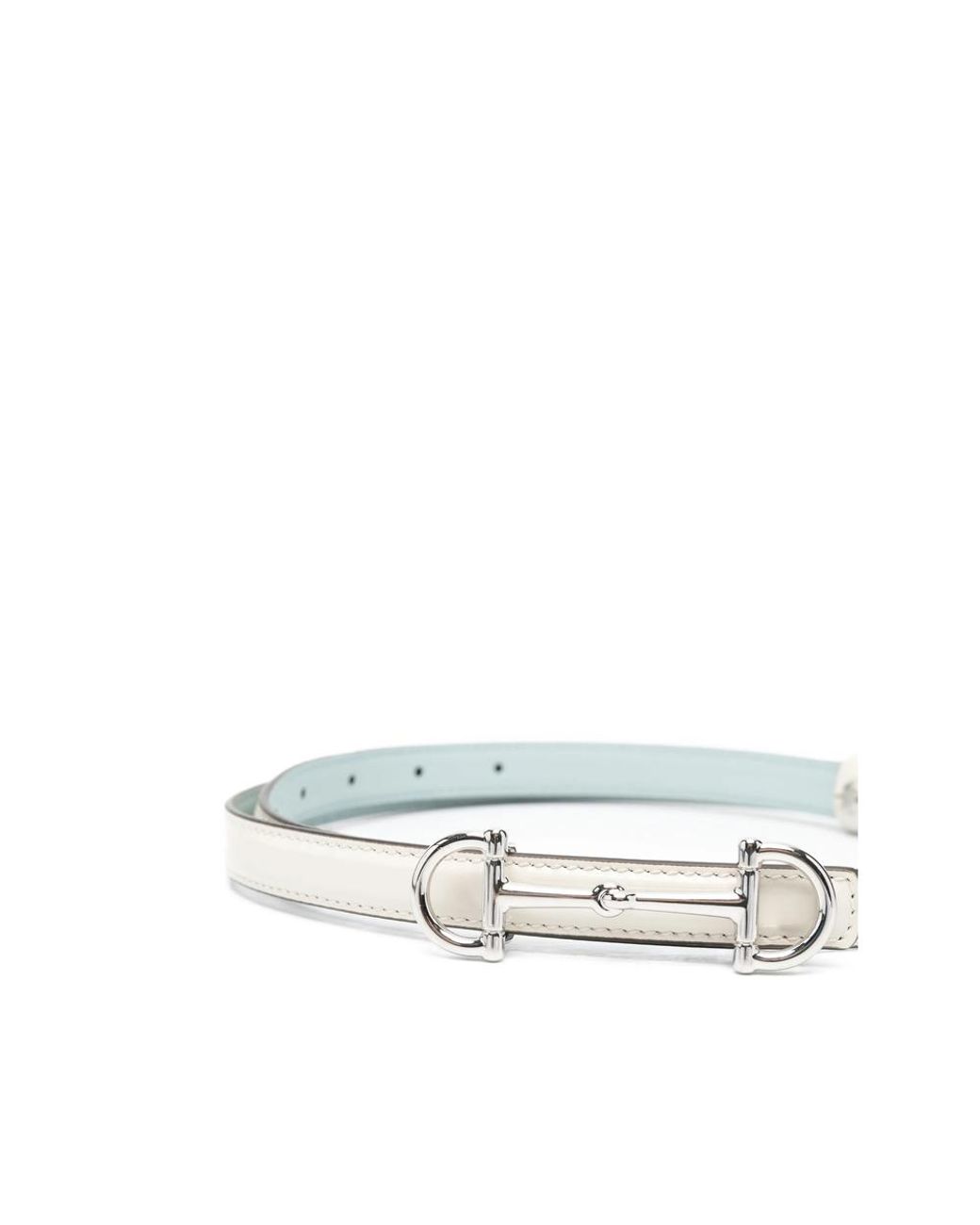Gucci White Neutrals Belts