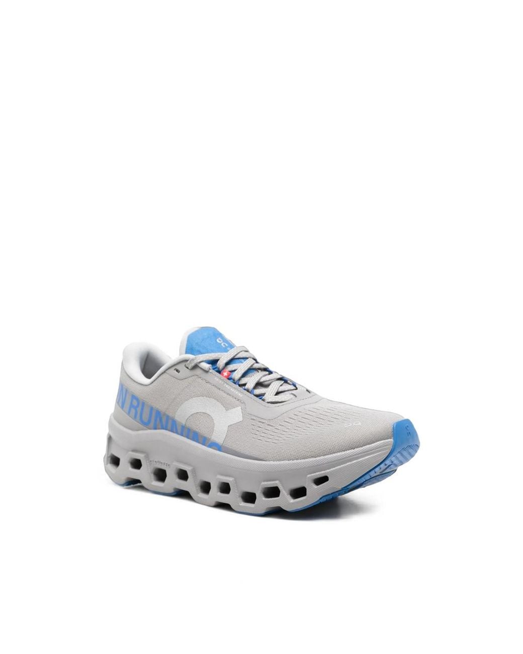 On Shoes Blue Cloudmster 1 Logo-Print Sneakers for men