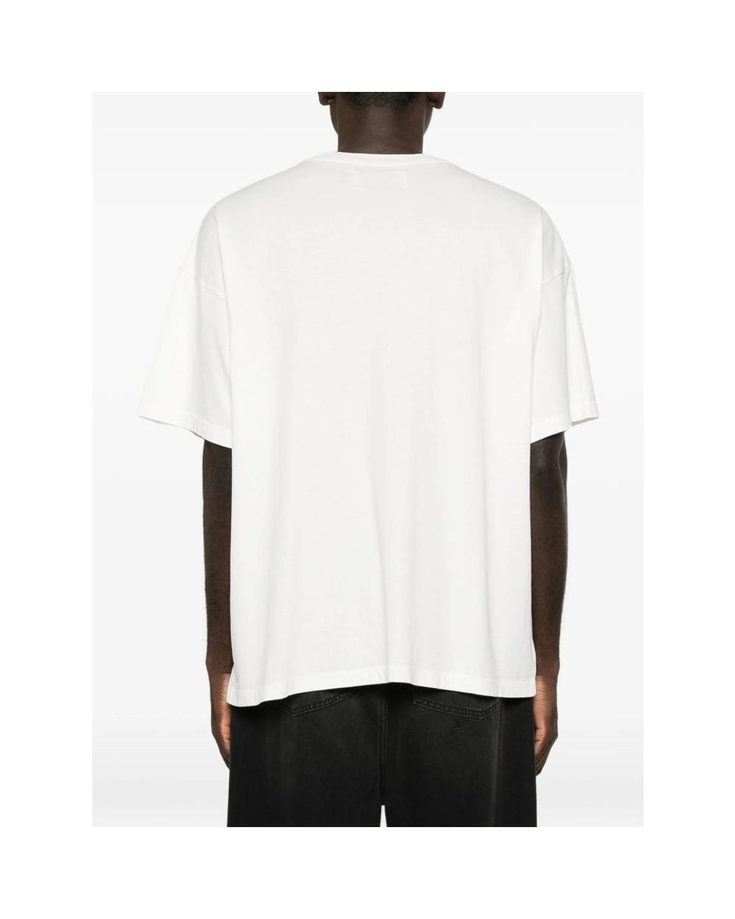Satoshi Nakamoto White Slogan-Print T-Shirt for men