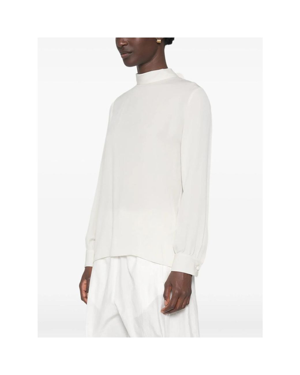 Giorgio Armani White Neutrals Tops