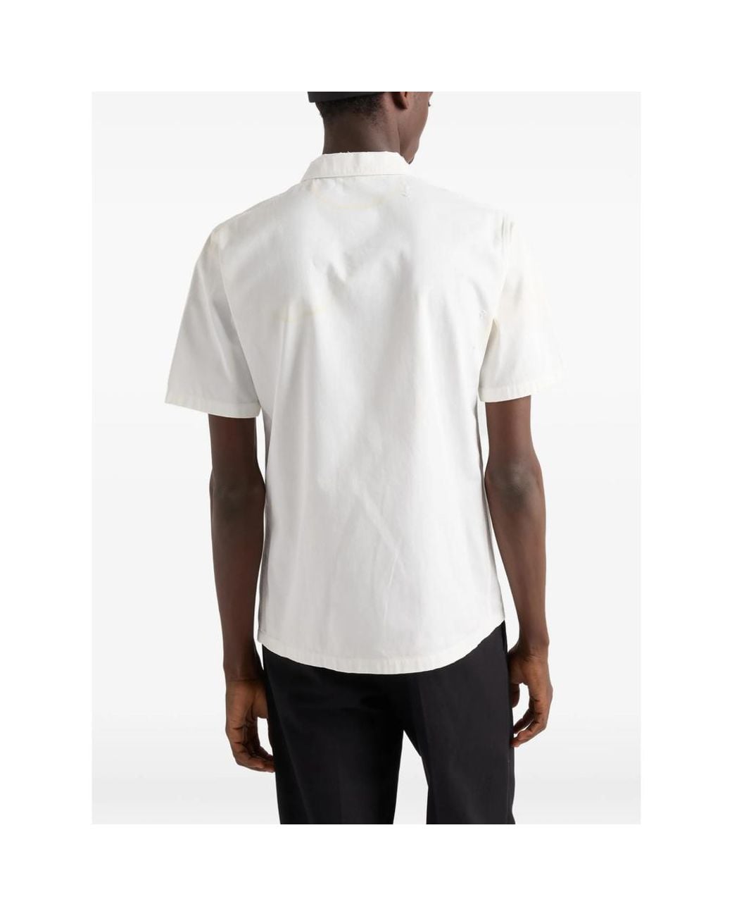 Prada White Short-Sleeved Shirt for men