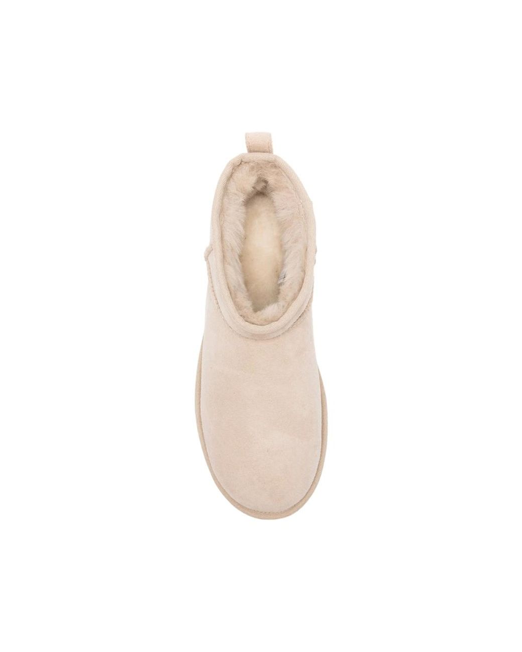 Ugg Natural Classic Ultra Mini Pull-Tab Ankle Boots