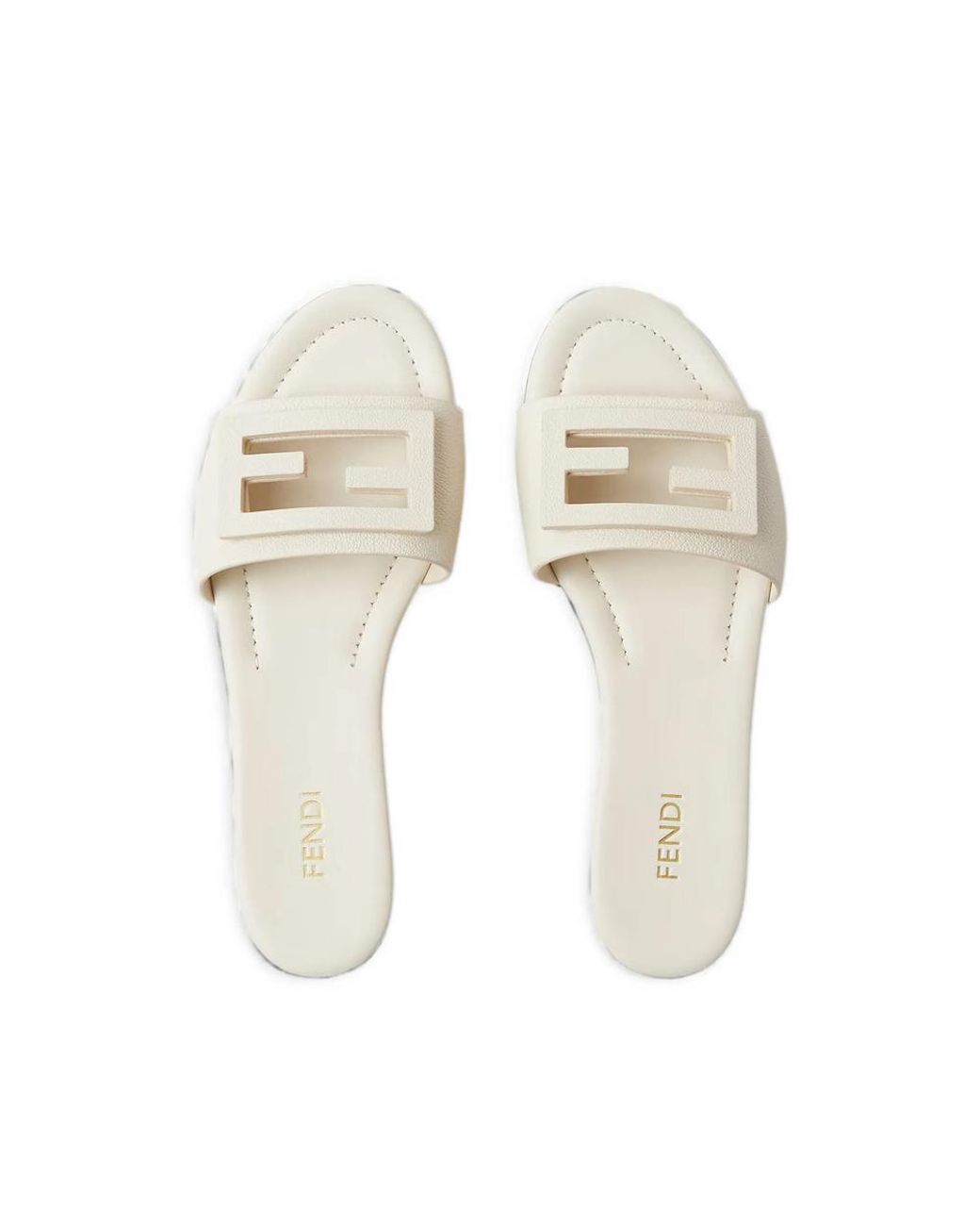 Fendi White Neutrals Shoes