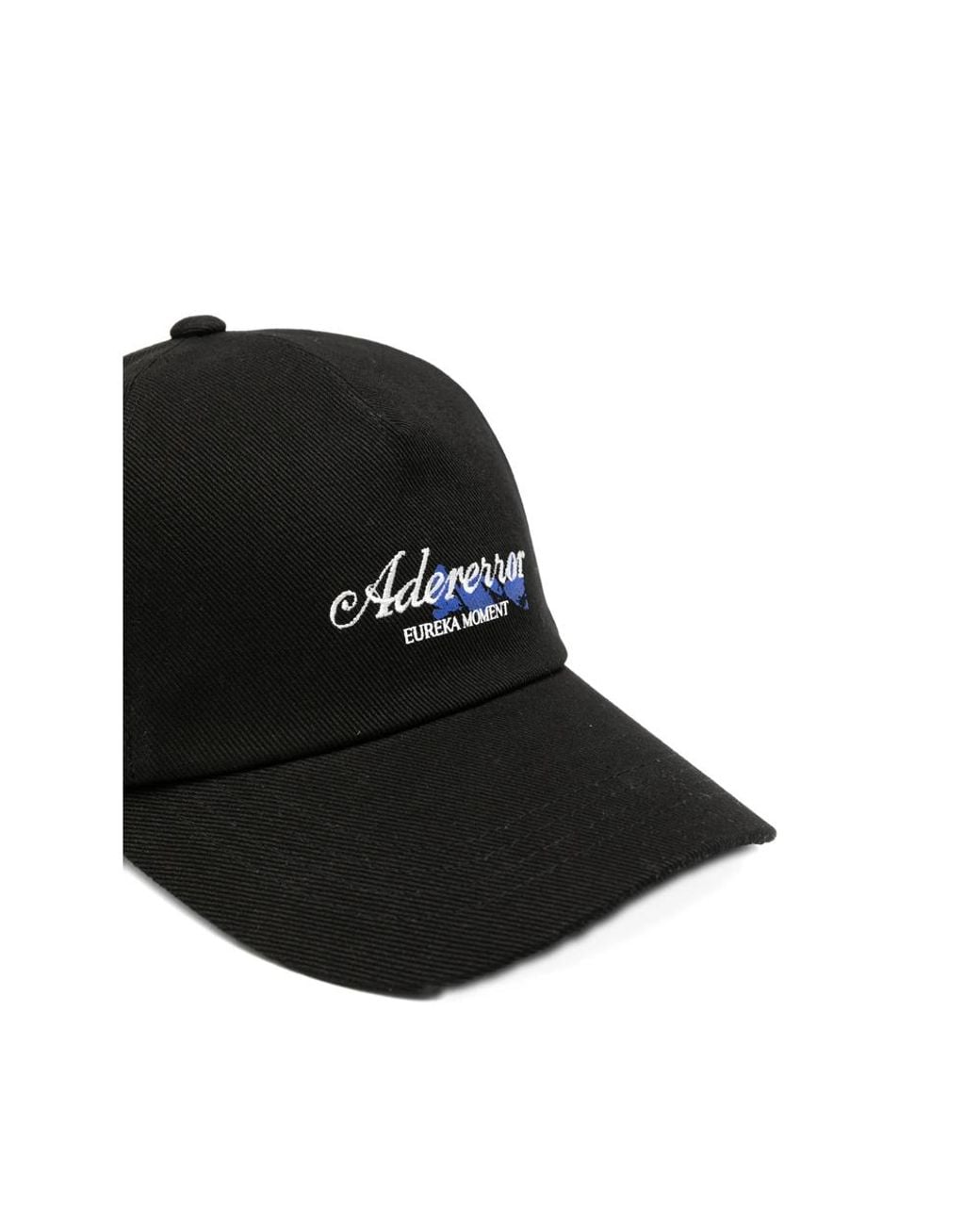 Adererror Black Embroidered-Logo Baseball Cap for men